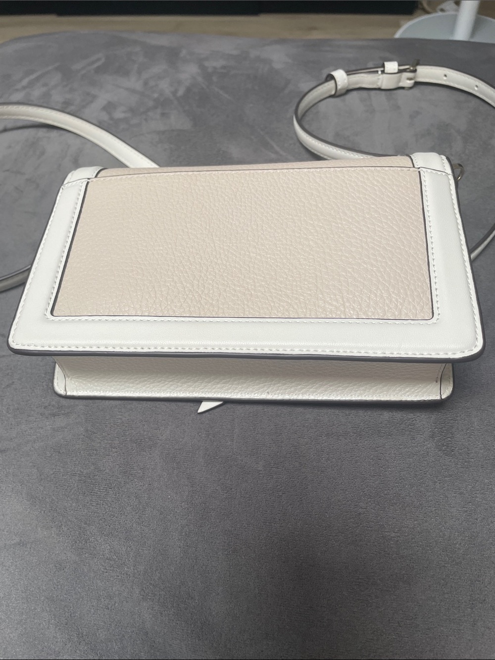 Small kate spade Cream and White Leather Tassel Crossbody - Picture 2 of 11